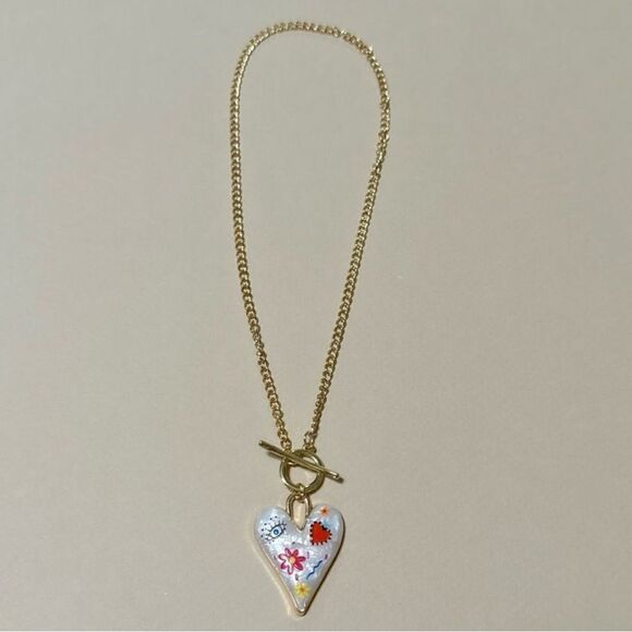 Boho heart necklace #1471 - Picture 1 of 3